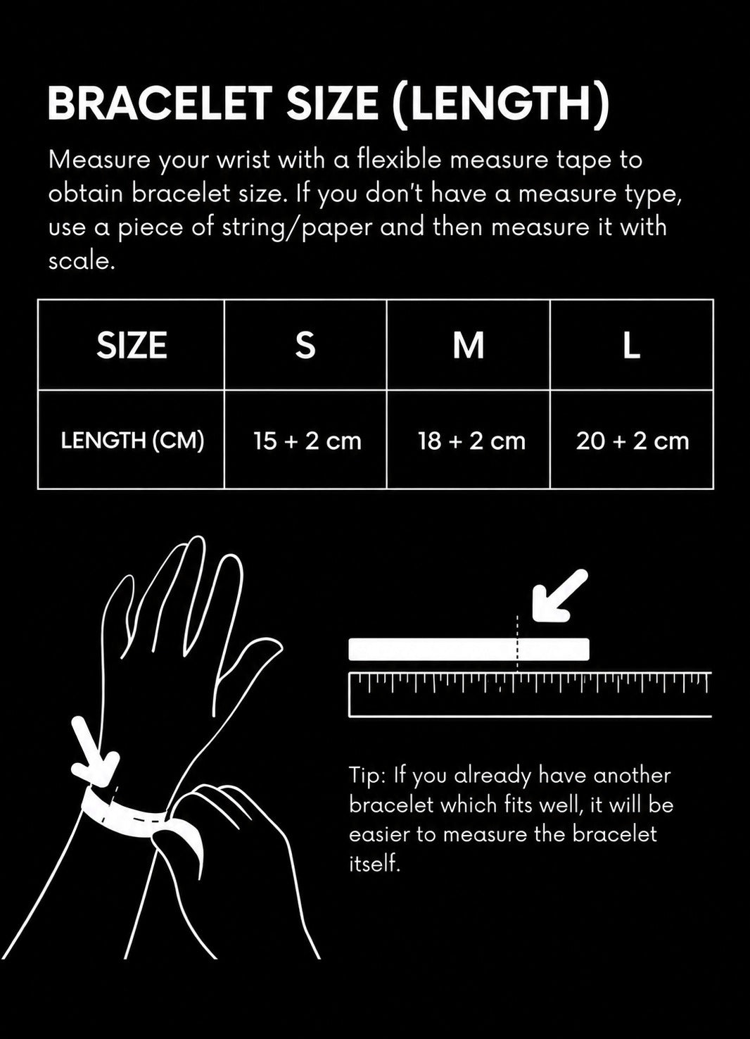 Sizing guide