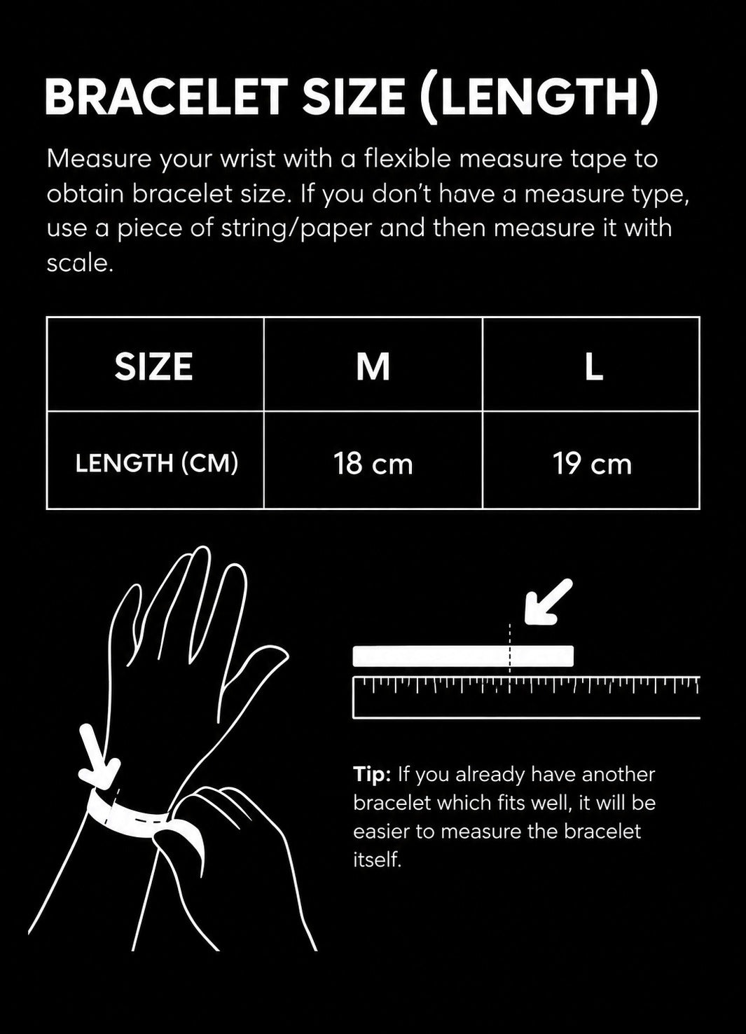 Sizing guide